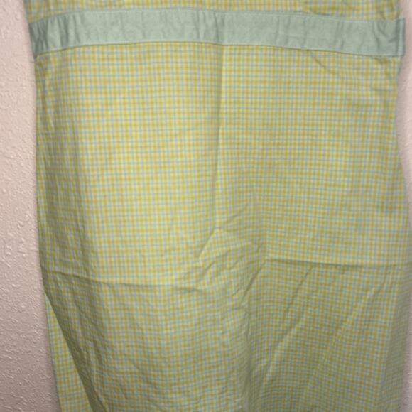 Made In Italy Of Benetton Taglia Plaid Summer Dress Cotton Green Size Small - Picture 3 of 11